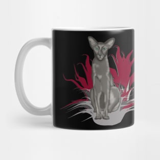 Oriental cat Mug